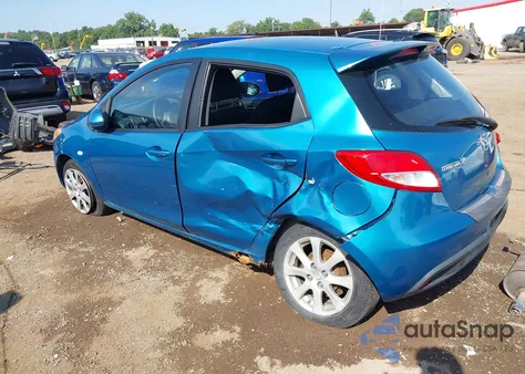 2012 Mazda Mazda2 Touring из США, поврежденный, VIN JM1DE1LZ4C0135800